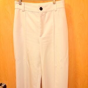 Zara Elegant White Trousers
